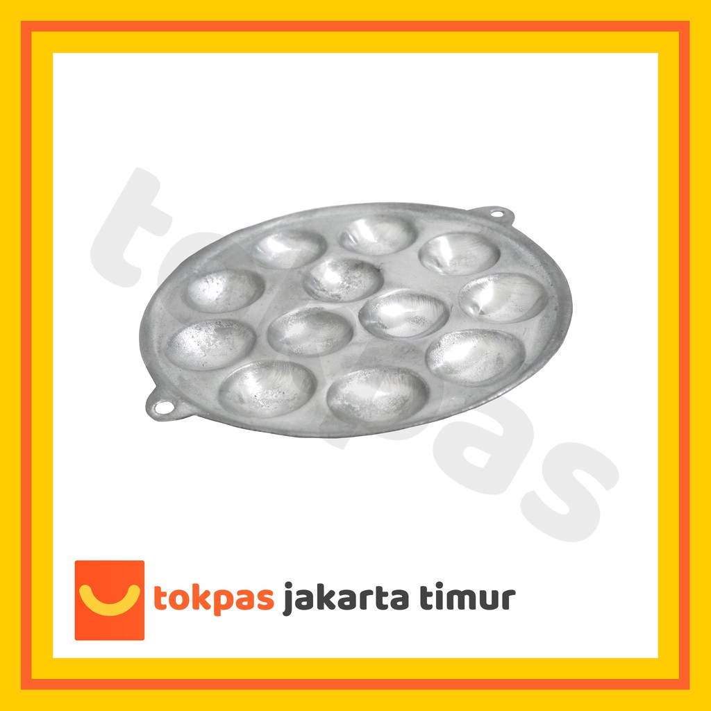 Cetakan Martabak Telur Puyuh Lubang 12 Baklor Kue Lumpur