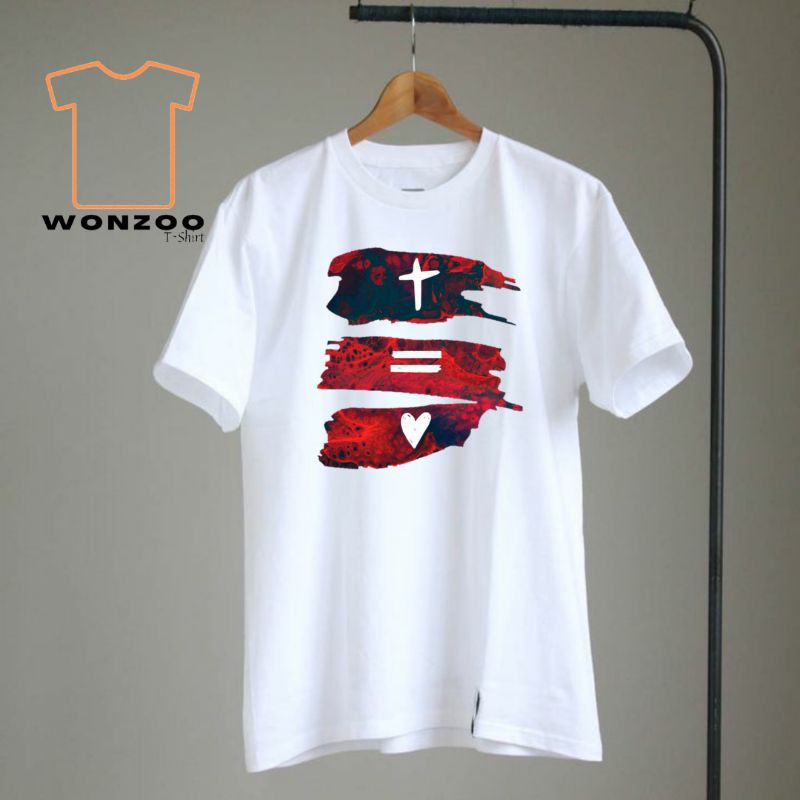 KAOS BAJU TSHIRT SALIB/LOVE/JESUS