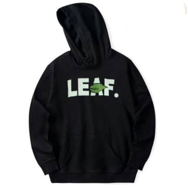 LEAF BLACK HOODIE