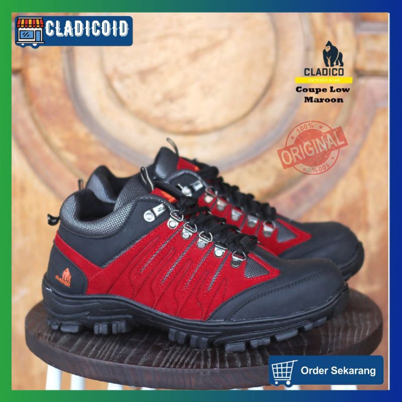 SEPATU SAFETY PRIA UJUNG BESI ORIGINAL MODEL KEREN DAN STYLISH CLADICO COUPE LOW KERJA LAPANGAN