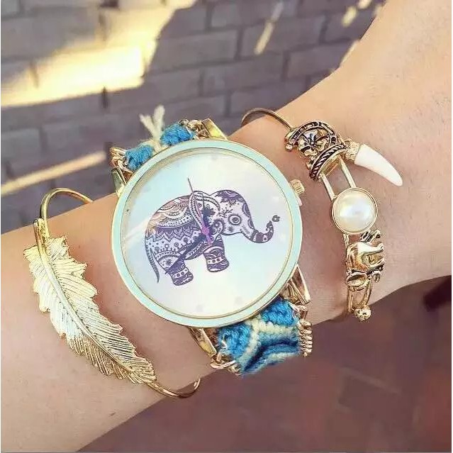 Jam Tangan Remaja & Wanita Tali Rajut Edge-8