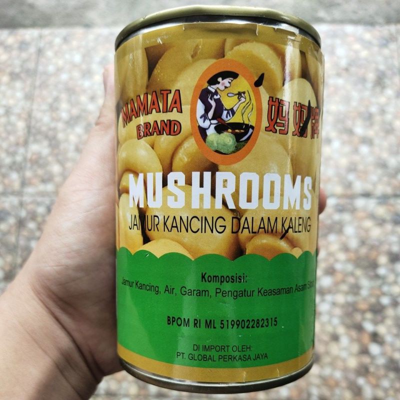 

MAMATA WHOLE MUSHROOM (JAMUR KANCING DALAM KALENG) 425GR
