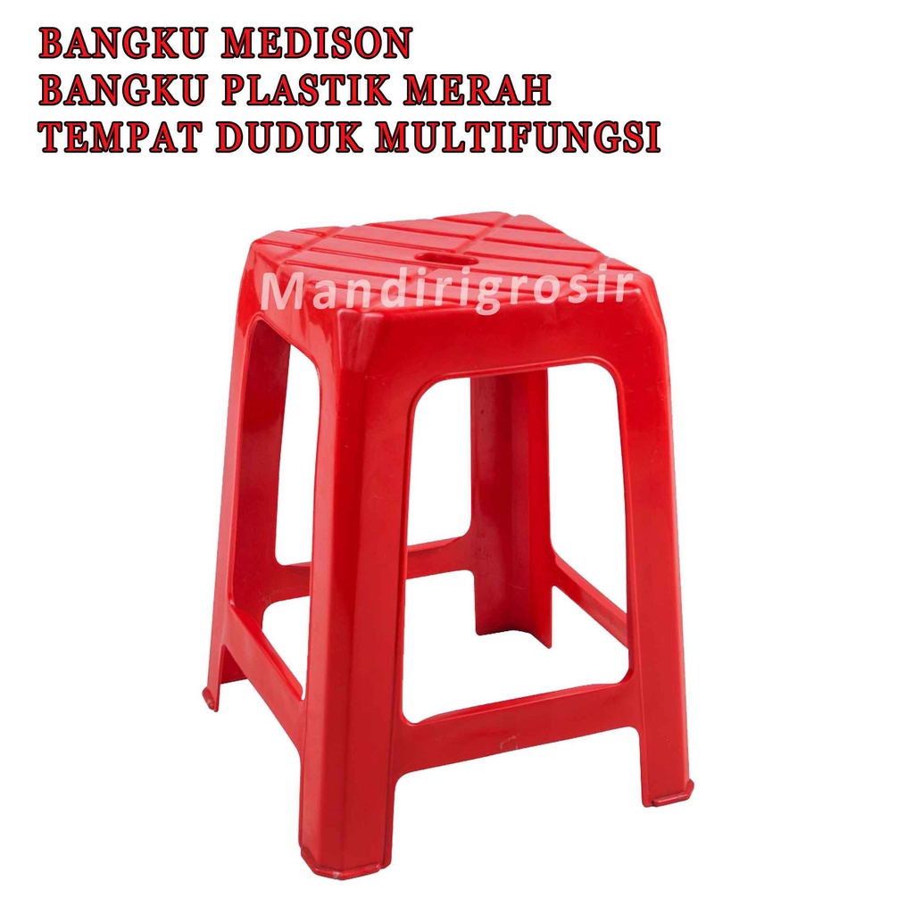 Tempat Duduk Tanpa Lengan * Bangku Medison * Bangku Plastik * Multifungsi