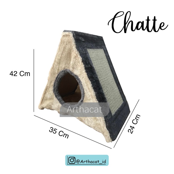 Cat Tree Chatte - Rumah Kucing Mungil Arthacat