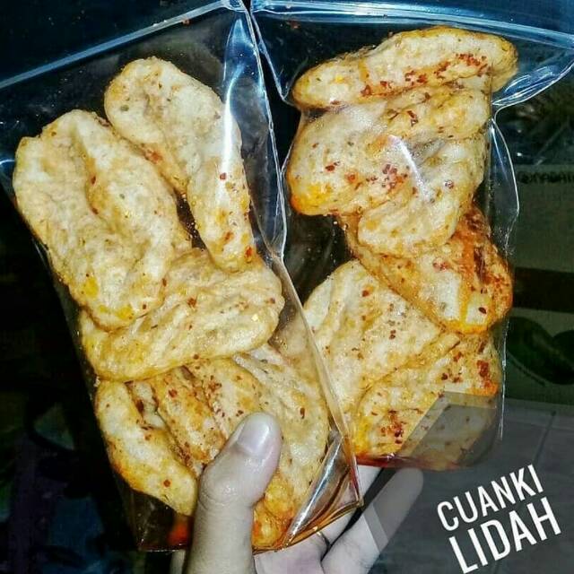 CUANKI LIDAH PEDAS / TOPING BASO ACI PEDAS / BATAGOR PEDAS