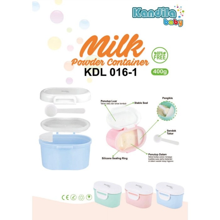 Kandila Baby Milk Powder Container Tempat Susu Bubuk 200ml