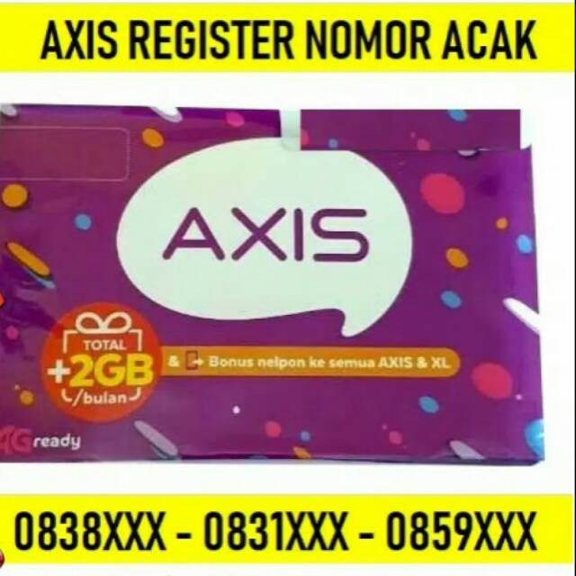 Perdana Axis Regis Nomor Acak