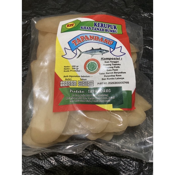 

Kerupuk ikan tenggiri cap TAPANDANG