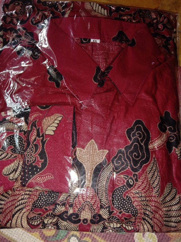 Kemeja Batik Lengan Panjang Size M L Xl Xxl Xxxl