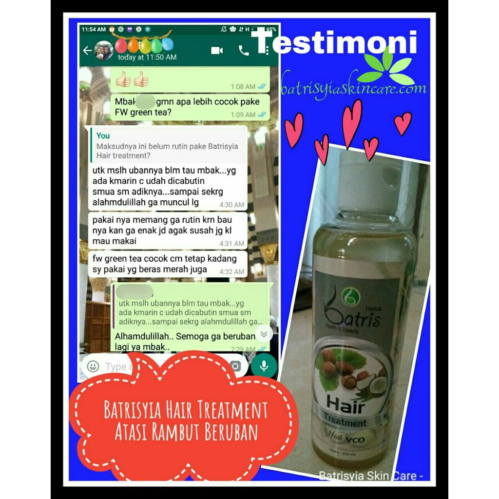 Hair Treatment Batrisyia Herbal 250 ml