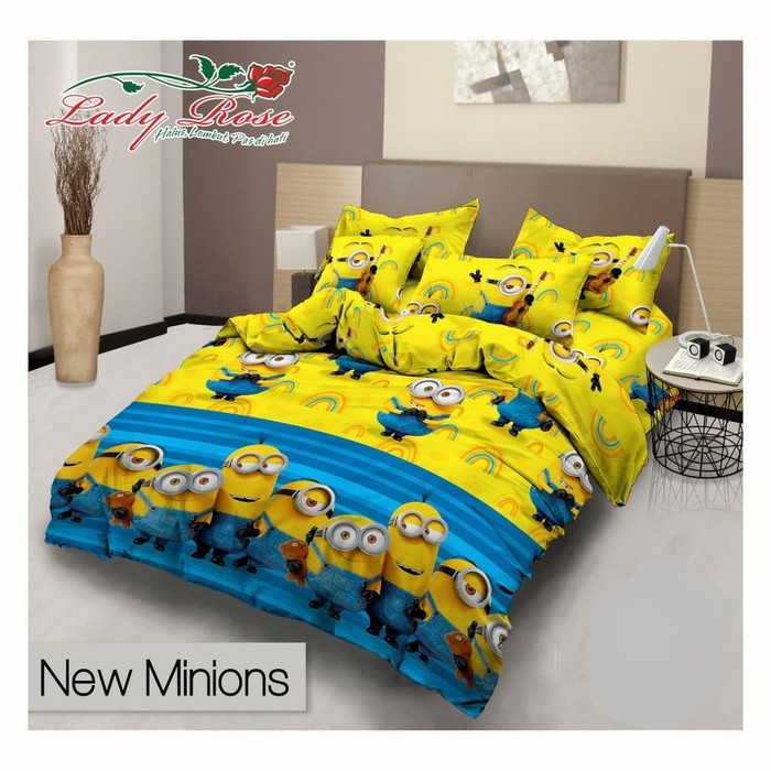 Bedcover Rumbai Lady Rose Minions 180x200