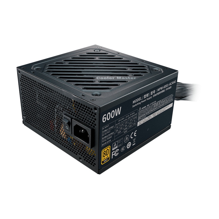 Cooler Master G600 80+ Gold / PSU 600W