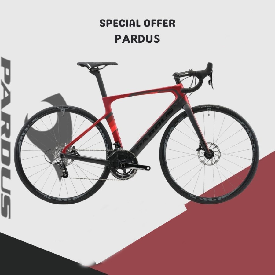 Fullbike Roadbike PARDUS SPARK RIVAL RED GREY BLACK