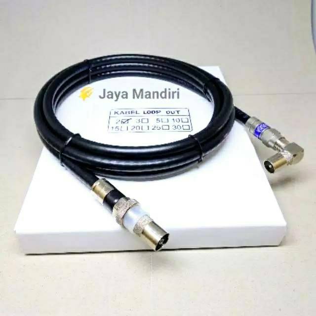 Kabel Loop Out Antena Set Top Box male to female 2m/Nexmedia 2 Meter