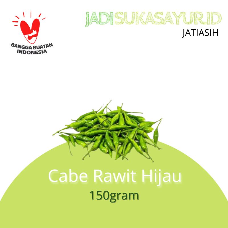 

Cabai Rawit Hijau 150gram - Sayur Segar Bekasi