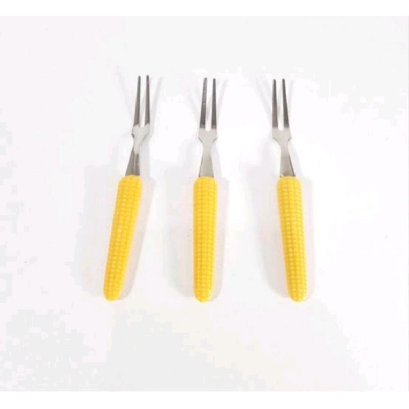 garpu jagung / garpu kecil stainless