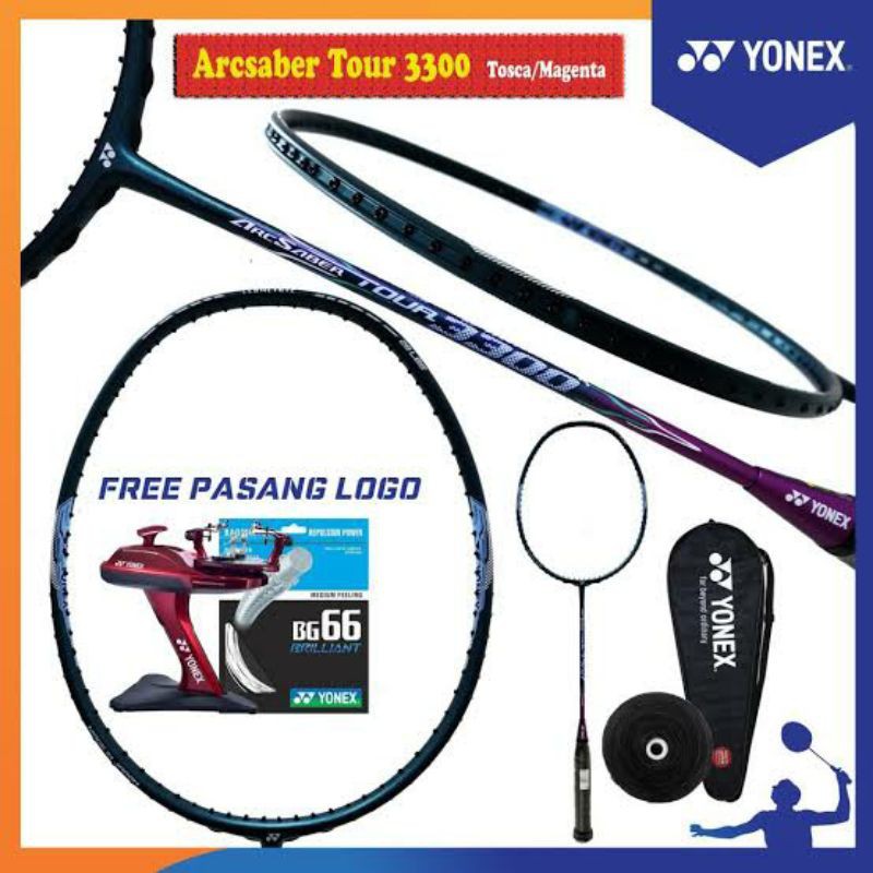 Raket Badminton YONEX ARCSABER / ARC SABER TOUR 3300 ORIGINAL