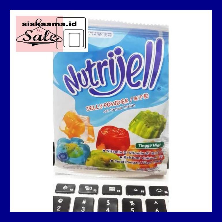 

A40D0Yh Nutrijell Plain Per Box Isi 12 Sachet 15Gr Nutrijel Plain Tanpa Rasa D50Tr40V