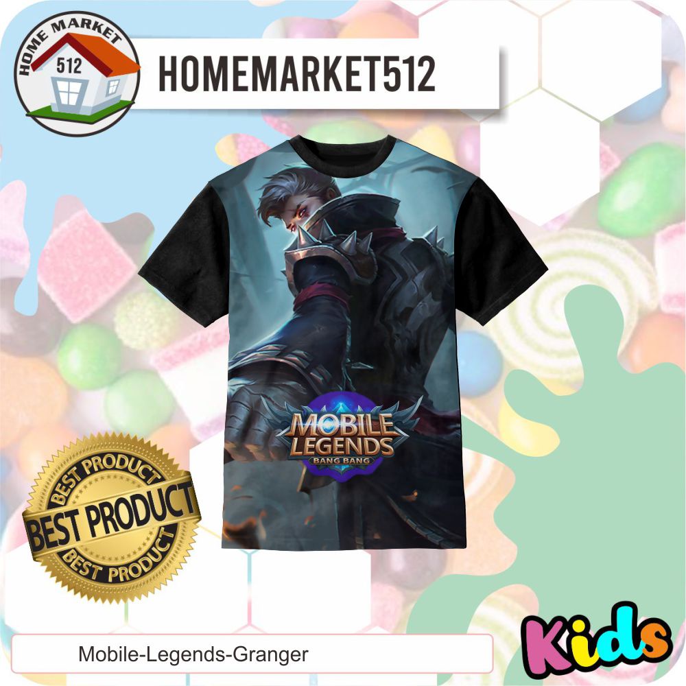 Kaos Anak Mobile Legends Granger Kaos Anak Laki-Laki Dan Perempuan | HOMEMARKET512-0