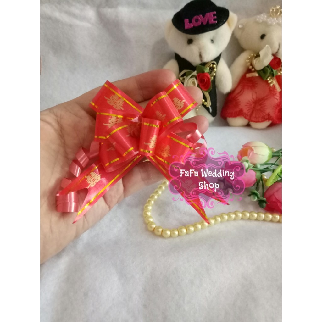 

Pita tarik/Pita Serut Lambang Shuang Xi