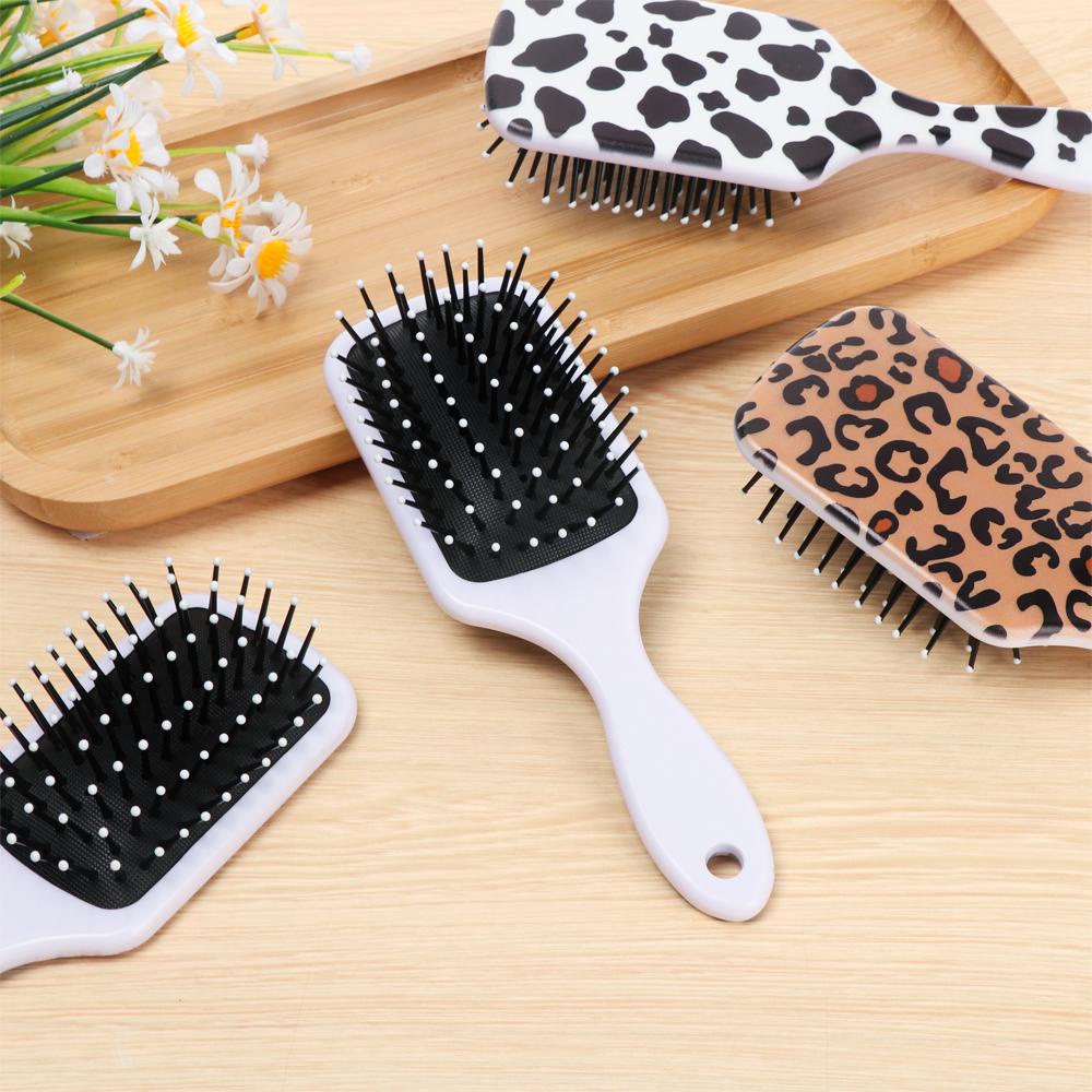 Preva Sisir Rambut Portable 3D Print Salon Hairdressing Massage Comb