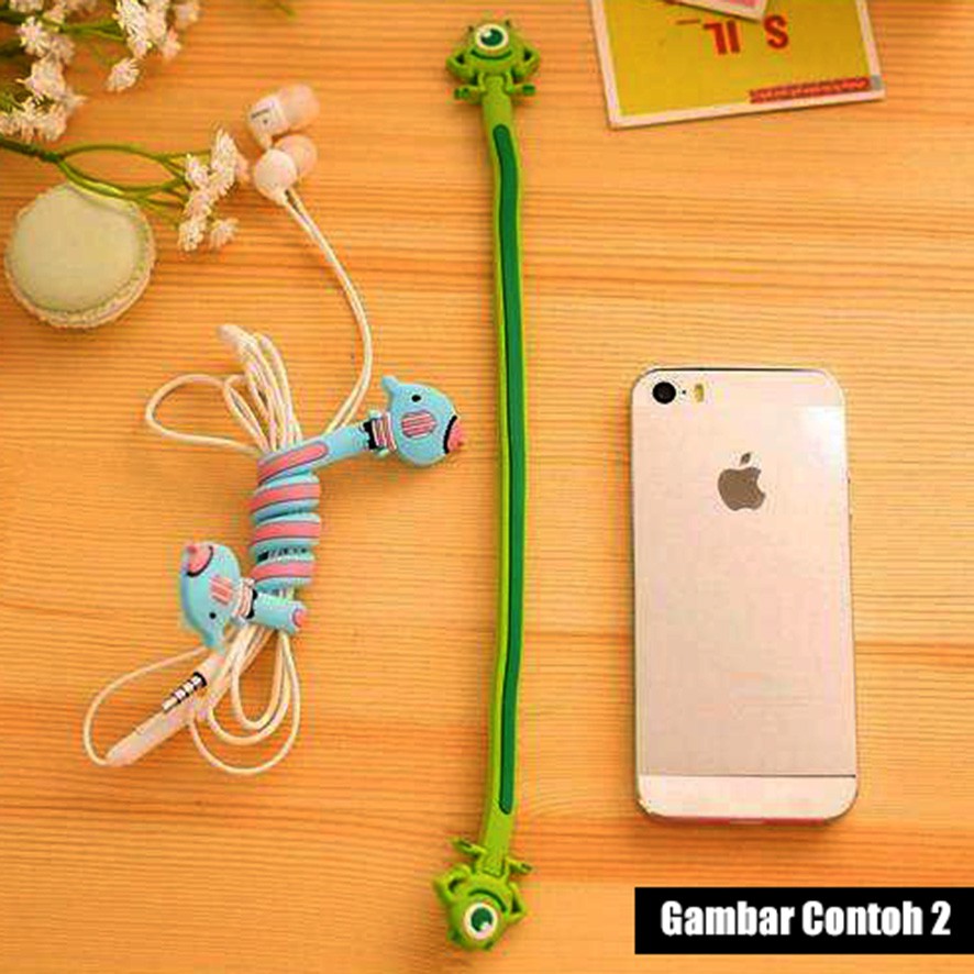 PENGIKAT KABEL PENGGULUNG KABEL CORD HOLDER HELLO KITTY CABLE ORGANIZER