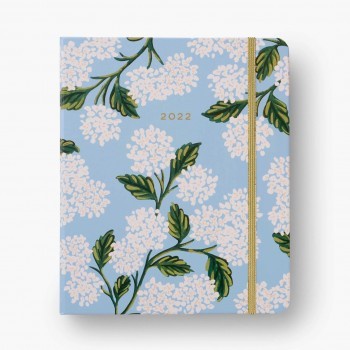 

[RESTOCK] 2022 Hydrangea 17-Month Covered Spiral Planner by Rifle Paper Co.