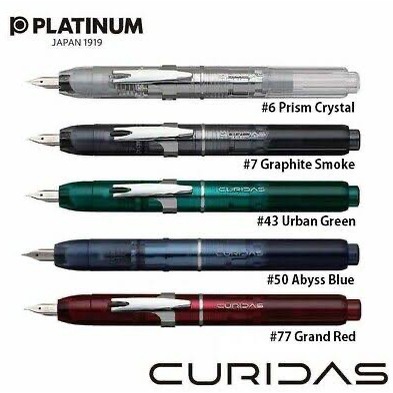 

Pulpen - Platinum Curidas Fountain Pen #Iroshizuku Twsbi Rhodia Benu 3776