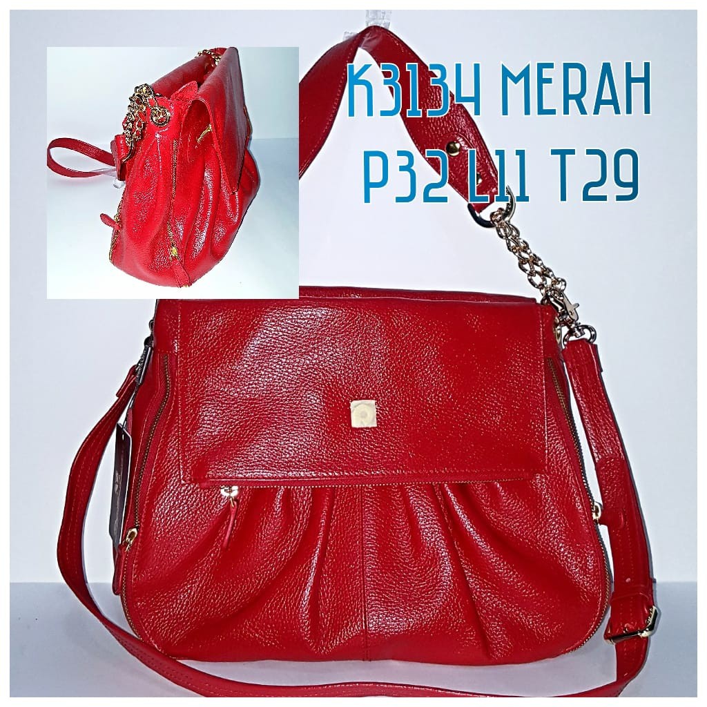 Tas Papillon Original K3134 Merah