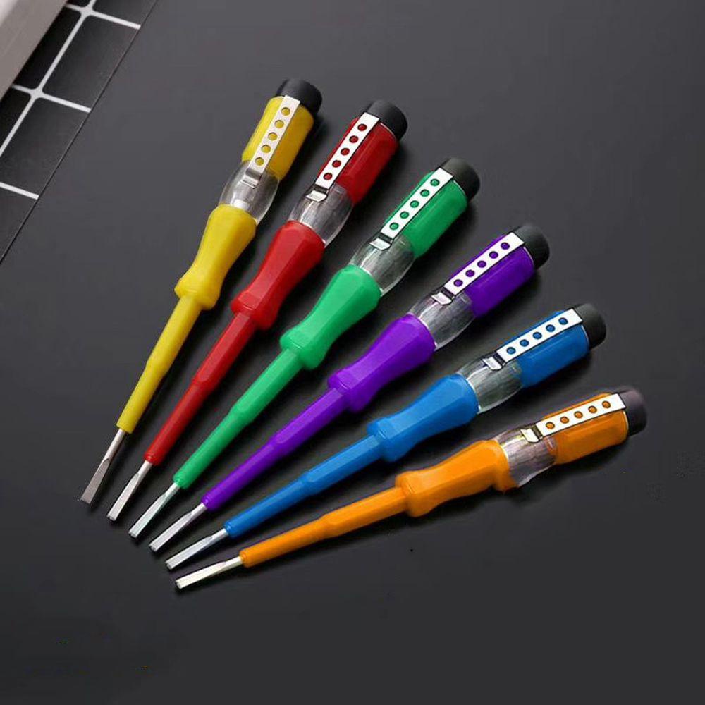 【 ELEGANT 】 Test Pen Volt Test Detector Alat Perbaikan Tester Tegangan Listrik