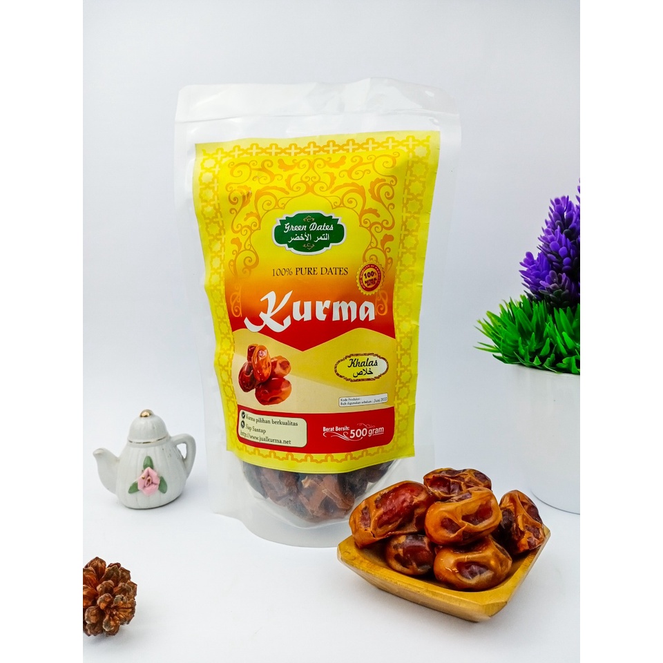 

Kurma Khalas 500gr Kurma KHALAS Premium / Kurma Kholas saad Premium Original Oleh Oleh Haji dan Umroh