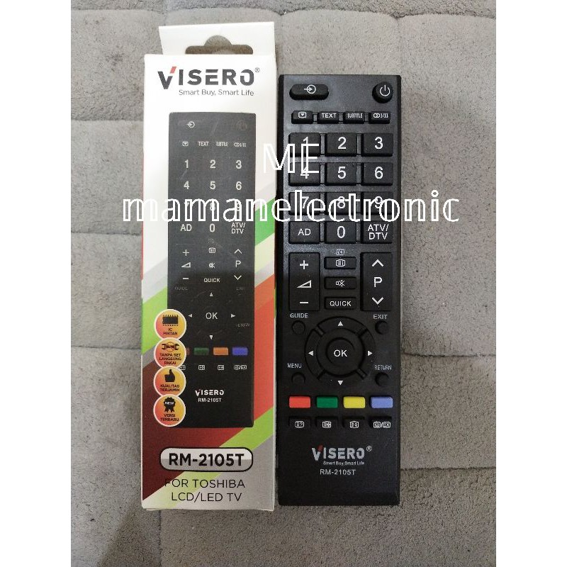 Remote TV Multi LCD/LED Toshiba RM-2105T