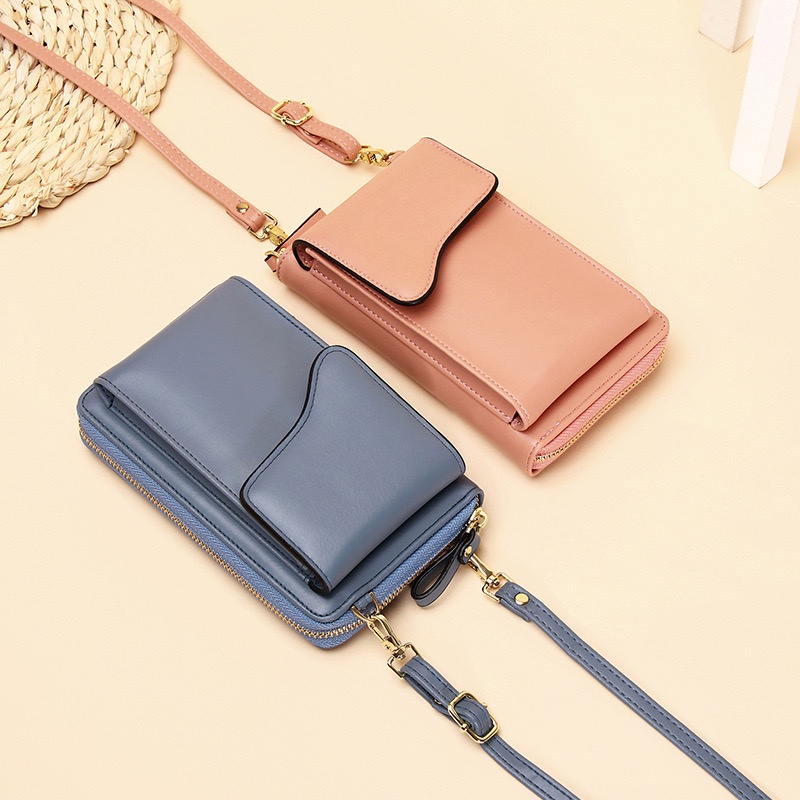 ONLYONE12 Tas MIni Selempang Wanita / Dompet Selempang Wanita / Tas Selempang Dompet Panjang Wanita Import / Dompet Panjang Tempat Hp / Dompet Tali Selempang Dompet Hp / Sling Bag Mini DW7119