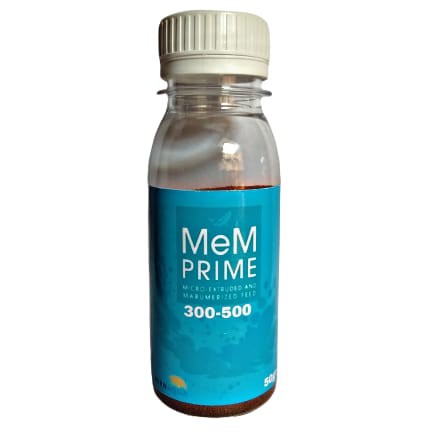 Pakan Pelet Ikan Hias Ikan Cupang Ikan Guppy Bibit Ikan Pelet Mem Prime 300-500 Mikron 50gr