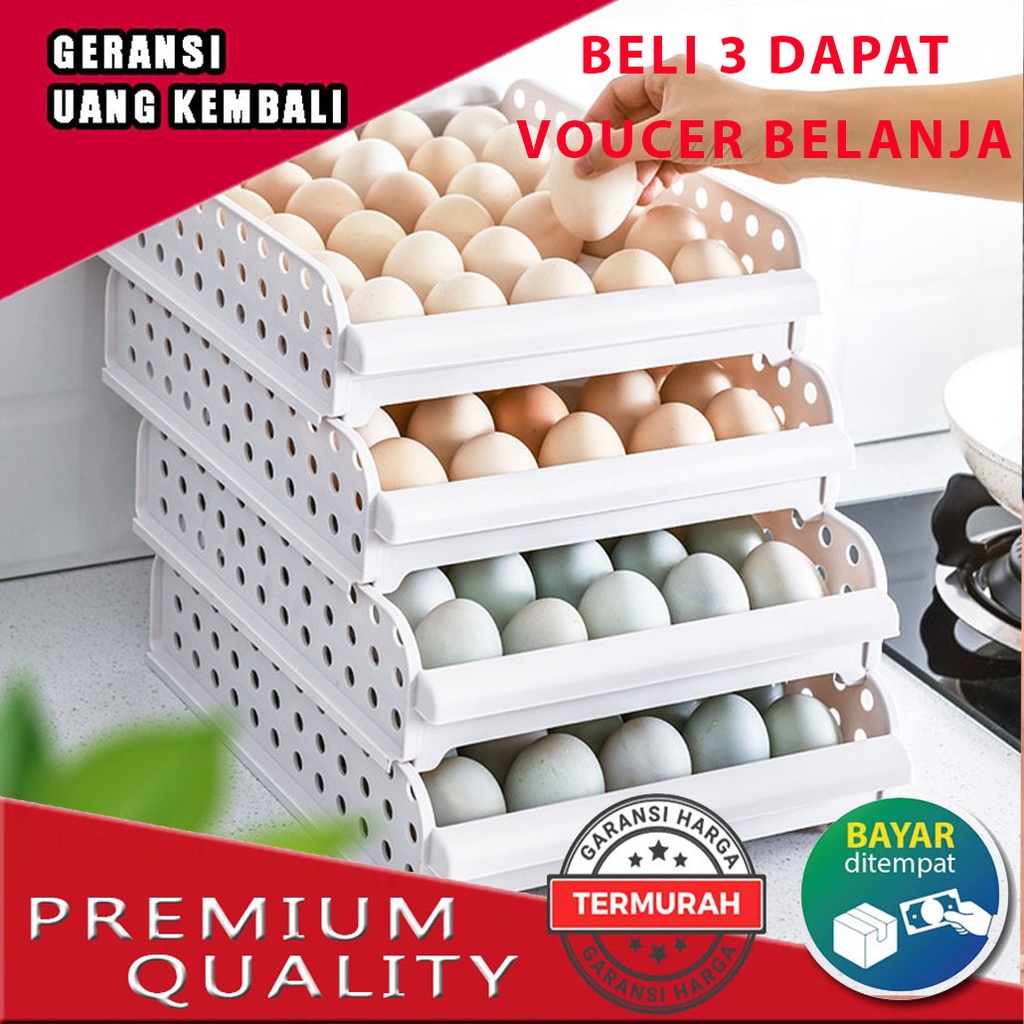 Jual Rak Tempat Penyimpanan Telur Rak Telur Plastik Box Telur 12