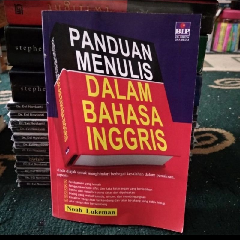 Jual PANDUAN MENULIS DALAM BAHSA INGGRIS- NOAH LUKEMAN | Shopee Indonesia