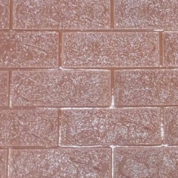 ☀ INDOLAND ☀ Wallpaper Dinding Foam 3D / Stiker Wallpaper Dinding Mini Dekorasi / Wallpaper 3D R461-COKLAT TUA