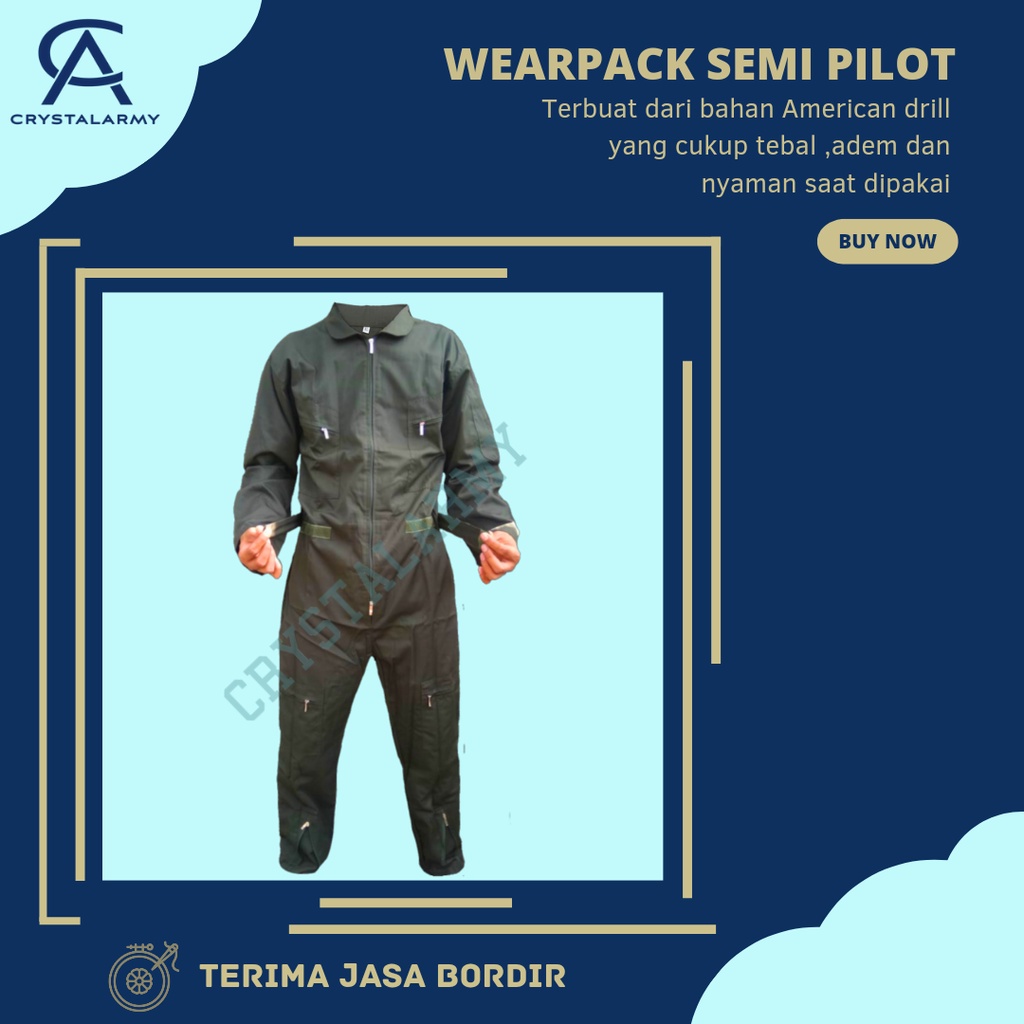 Wearpack Semi Pilot/Wearpack Safety Amerikan Drill/wearpack kerja/katelpak/wearpack ojak