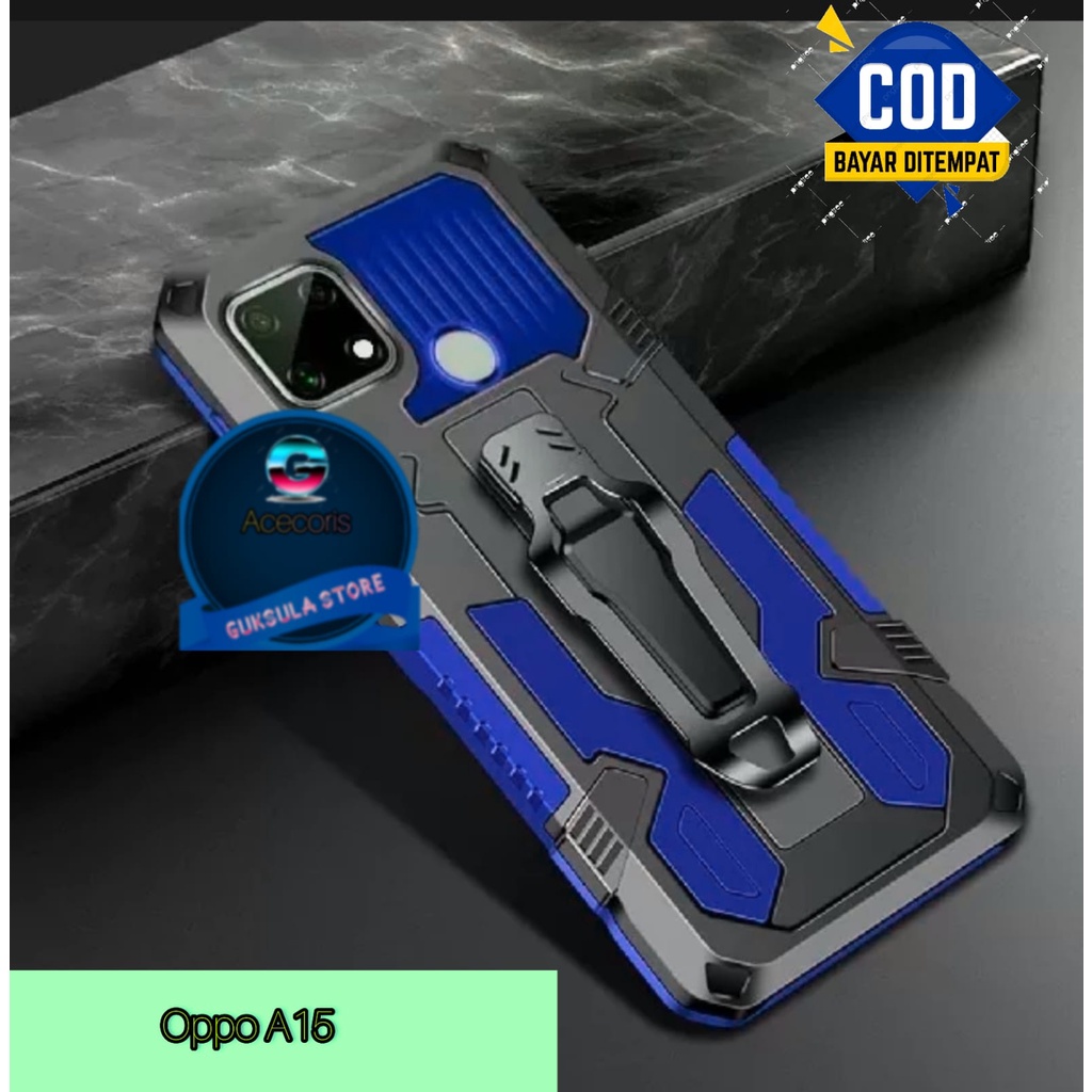 CASING HP OPPO A15 2020 MODEL BARU HARD CASE KLIP KESING SILIKON STANDING CASE