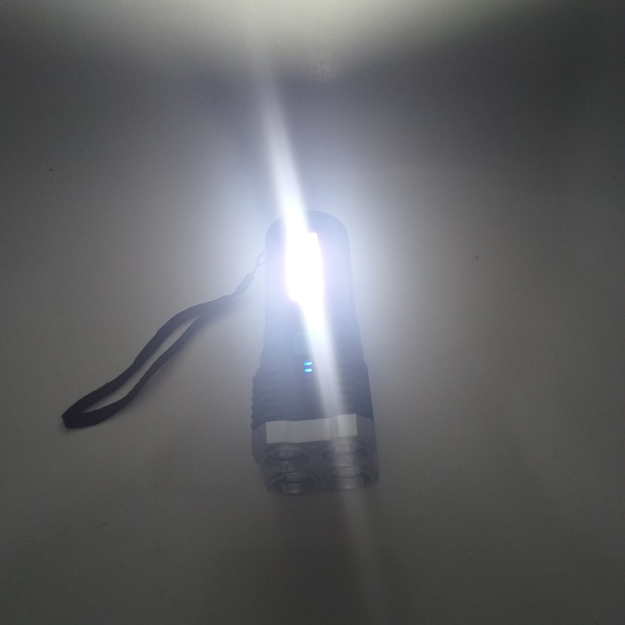 Senter Tangan Multifungsi COB Led MS-1223 Mode Terang Redup