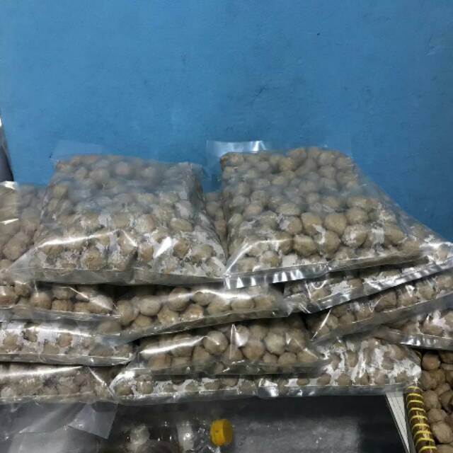 

BAKSO KERIKIL MINI / BAKSO DAGING SAPI SEGAR / BASO 1000gr