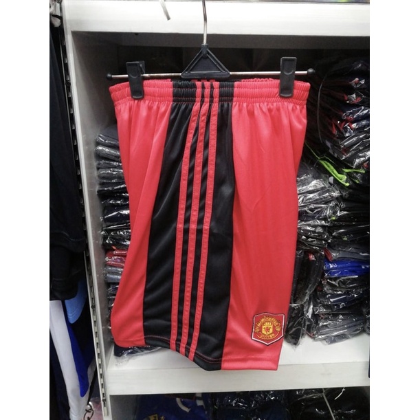 Celana Bola Jersey Futsal Dewasa Manchester United MU merah hitam