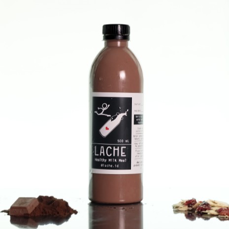 

Supreme Dark Choco Lache Healthy Milk Meal Big Size 500mL - Susu REAL Dark Chocolate sehat