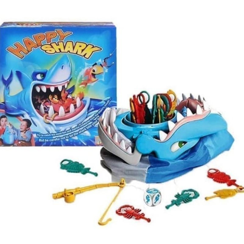 mainan anak Pancing Ikan Happy shark Hiu