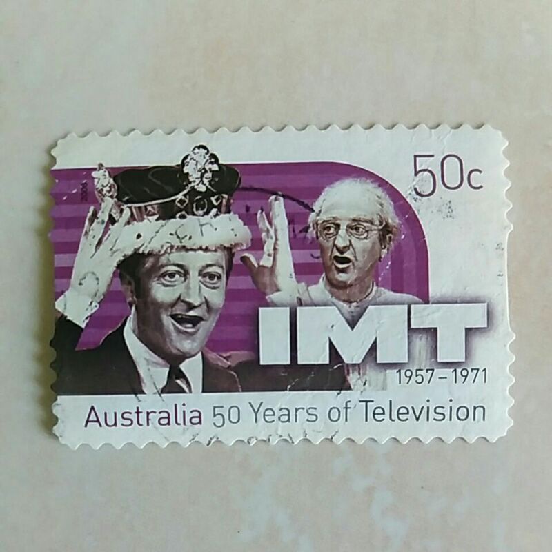 

(AA) Perangko Australia 2006 50th Anniversary of Television in Australia - IMT (In Melbourne Tonight) 50c Used