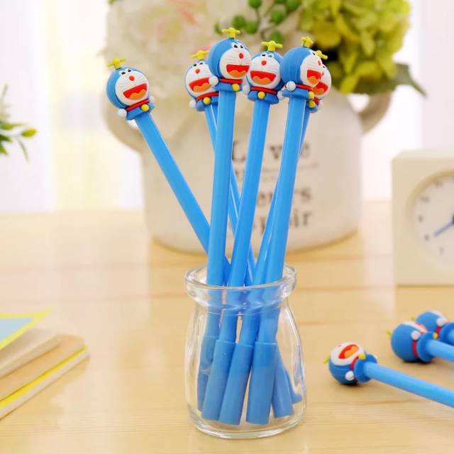 

Pulpen gel Doraemon Bulat