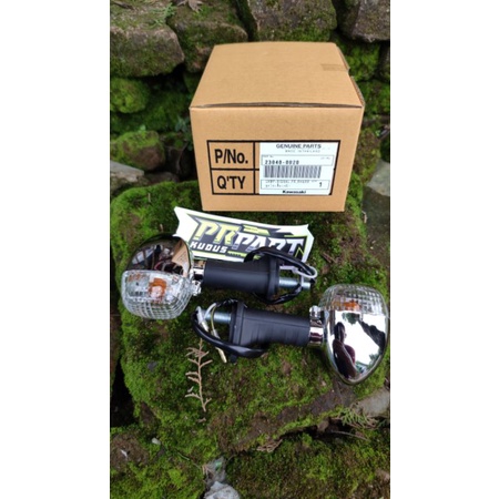 SEIN NINJA SS CHROME SEIN NINJA R CHROME SET KANAN KIRI ORIGINAL KAWASAKI SET SESUAI POTO