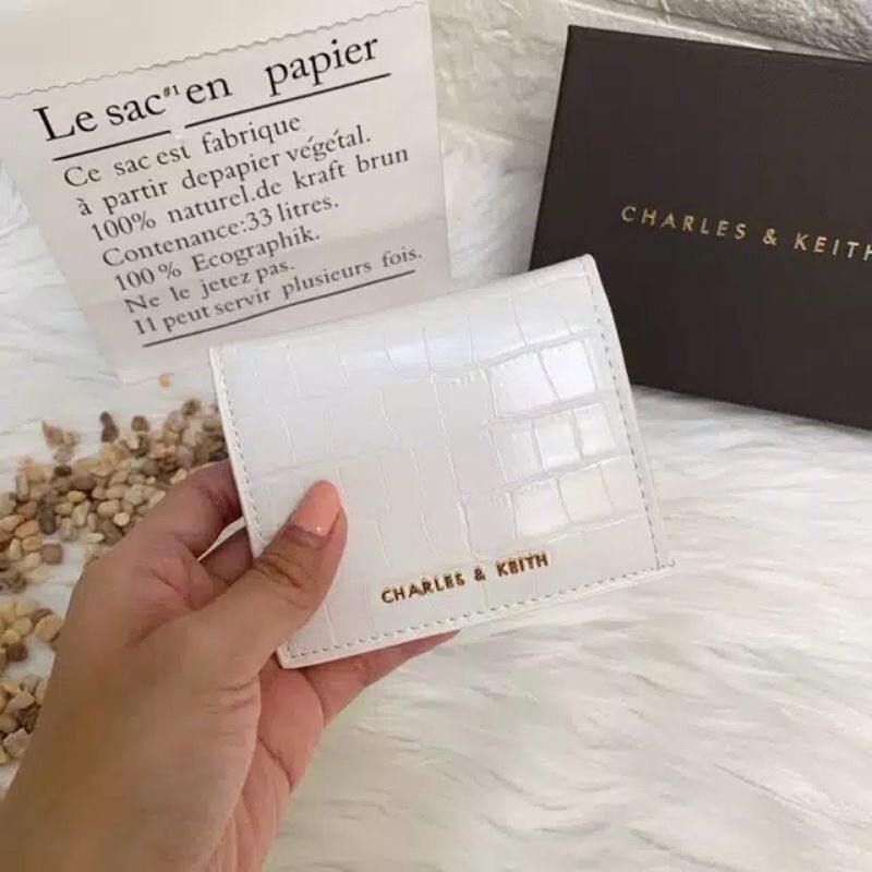 dompet charles&keith croco