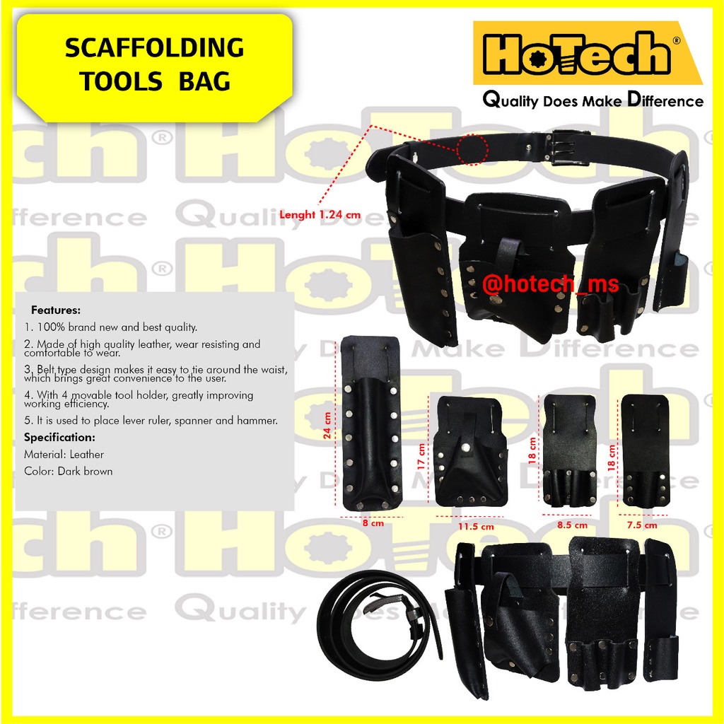Leather Belt Scaffolding - Ikat Pinggang Scaffolding Kulit