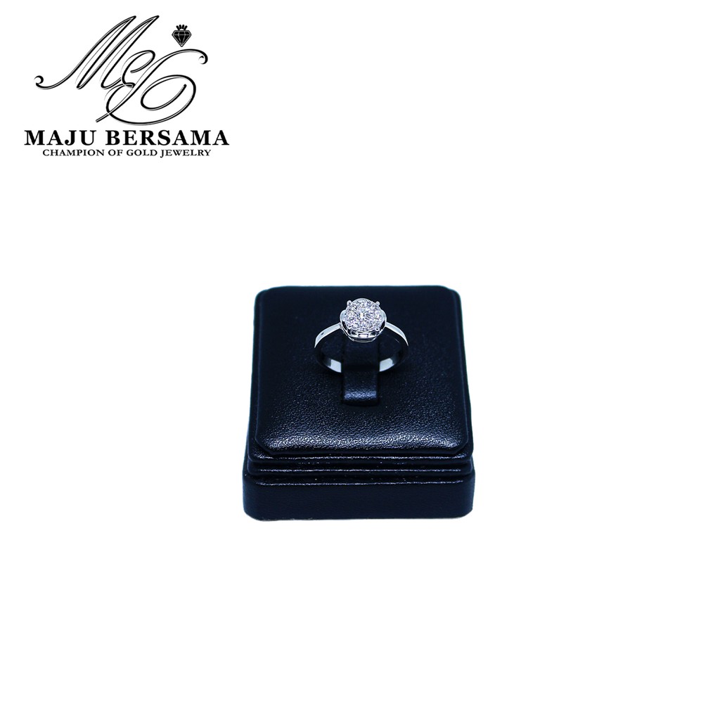 Cincin Berlian Eropa Lotus Asli Mata 9 Model B